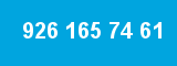926 165 74 61